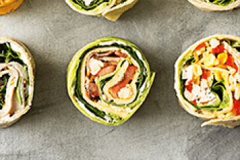 WRAP DE OMELLETTE CON ESPINACAS