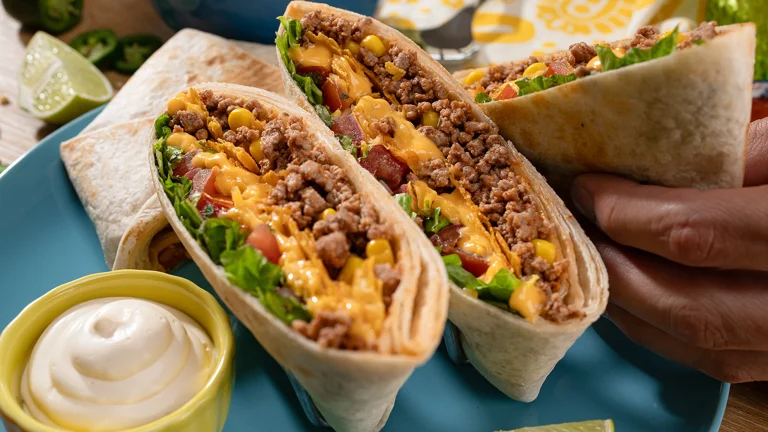 Wraps de Carne